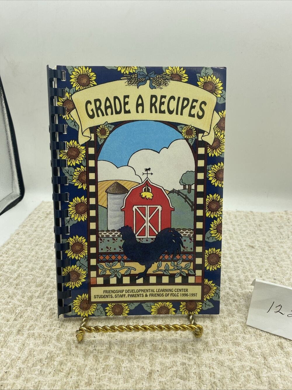 Vintage 1996 Friendship Developmental Learning Center Cook Book Recipes